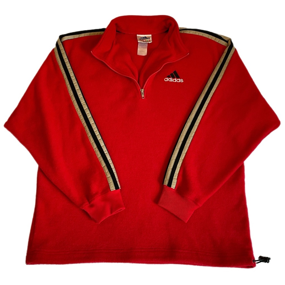 Vintage Adidas 3/4 Zip Fleece Pullover